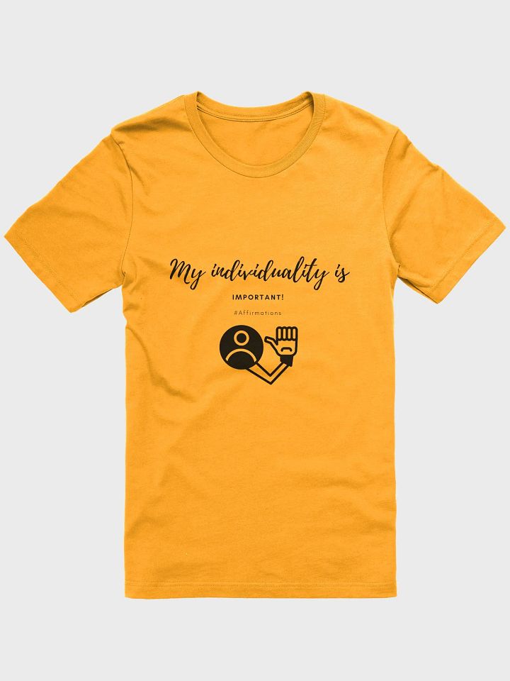 My individuality Dark Unisex Super soft T-Shirt product image (2)