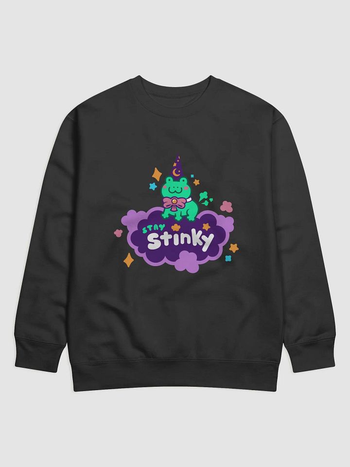 Stay Stinky Wizard Frog Crewneck Sweater product image (1)