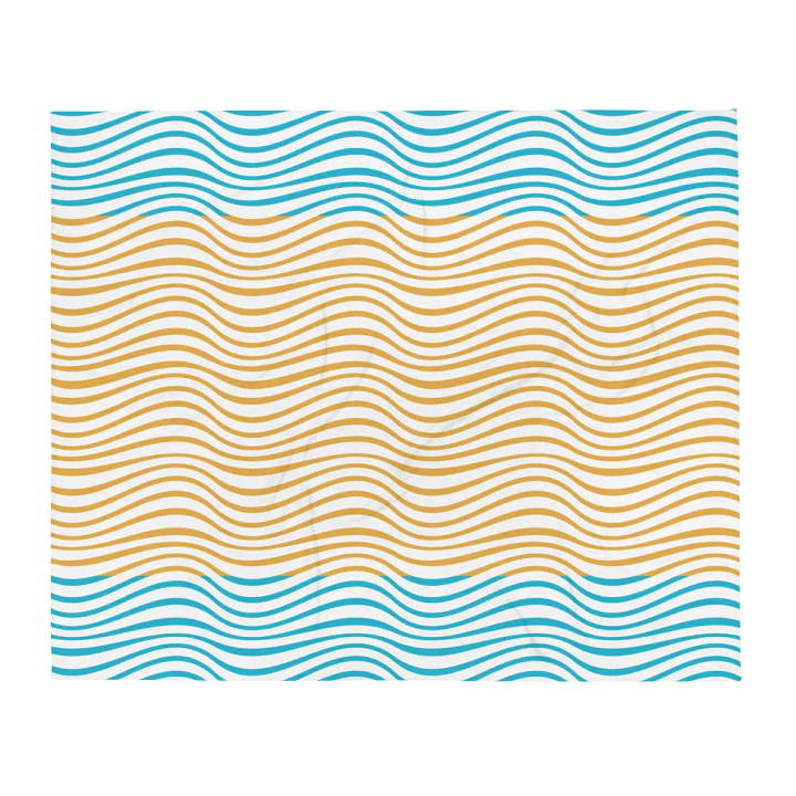 Sand And Waves Pattern Design Throw Blanket product image (2)