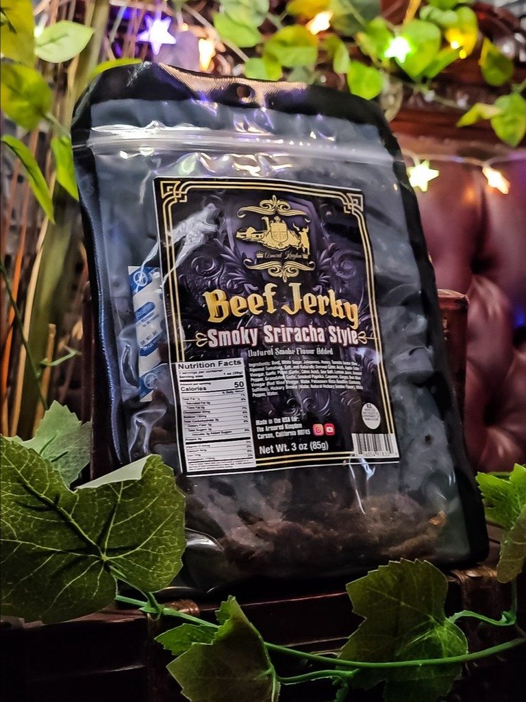 The Armored Kingdom Western BBQ Recipe Bacon Jerky product image (6)