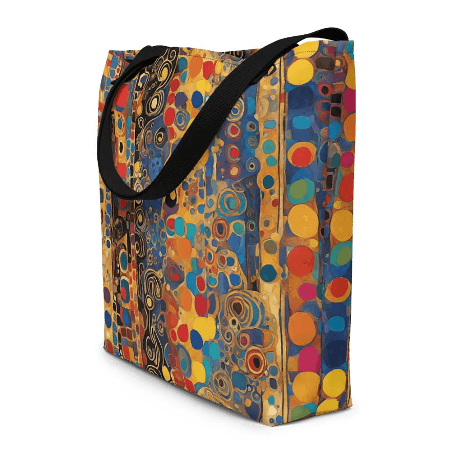 kLIM Golden Swirls All-Over Tote Bag FOR ARTY FRIENDS product image (8)