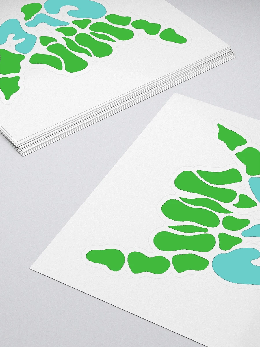 Suns Out, Bones Out Sticker (Green/Blue) product image (4)