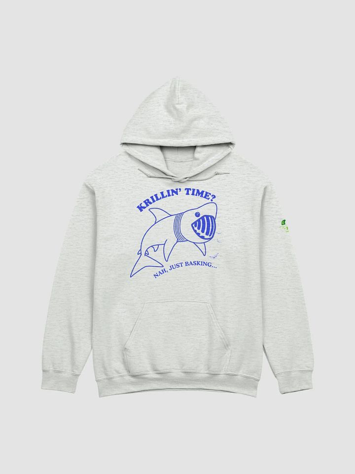 Basking Shark - Krillin' Time? Funny Shark Hoodie product image (10)