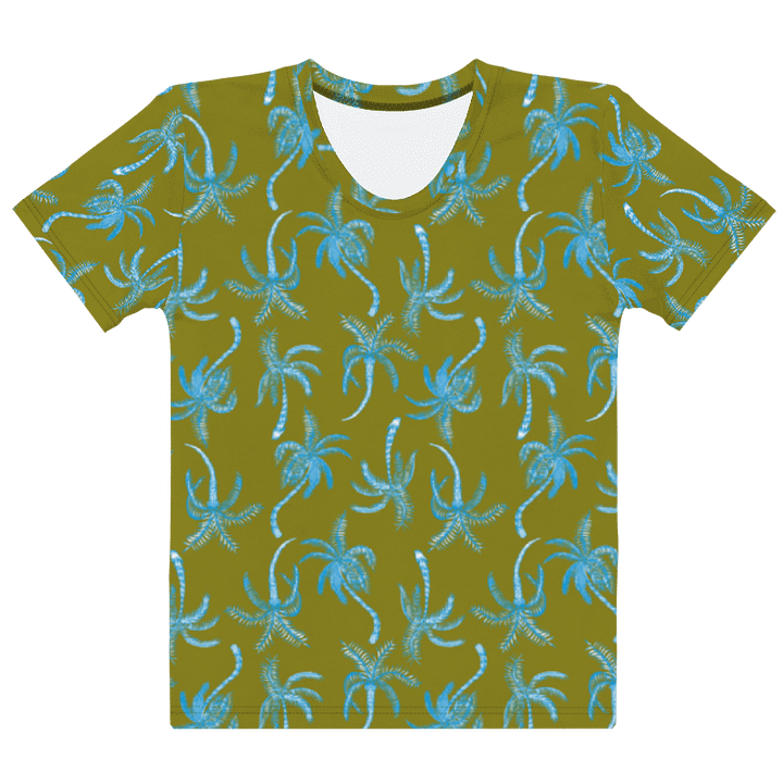 Neon Palmtree | Women's Crew Neck T-Shirt product image (2)