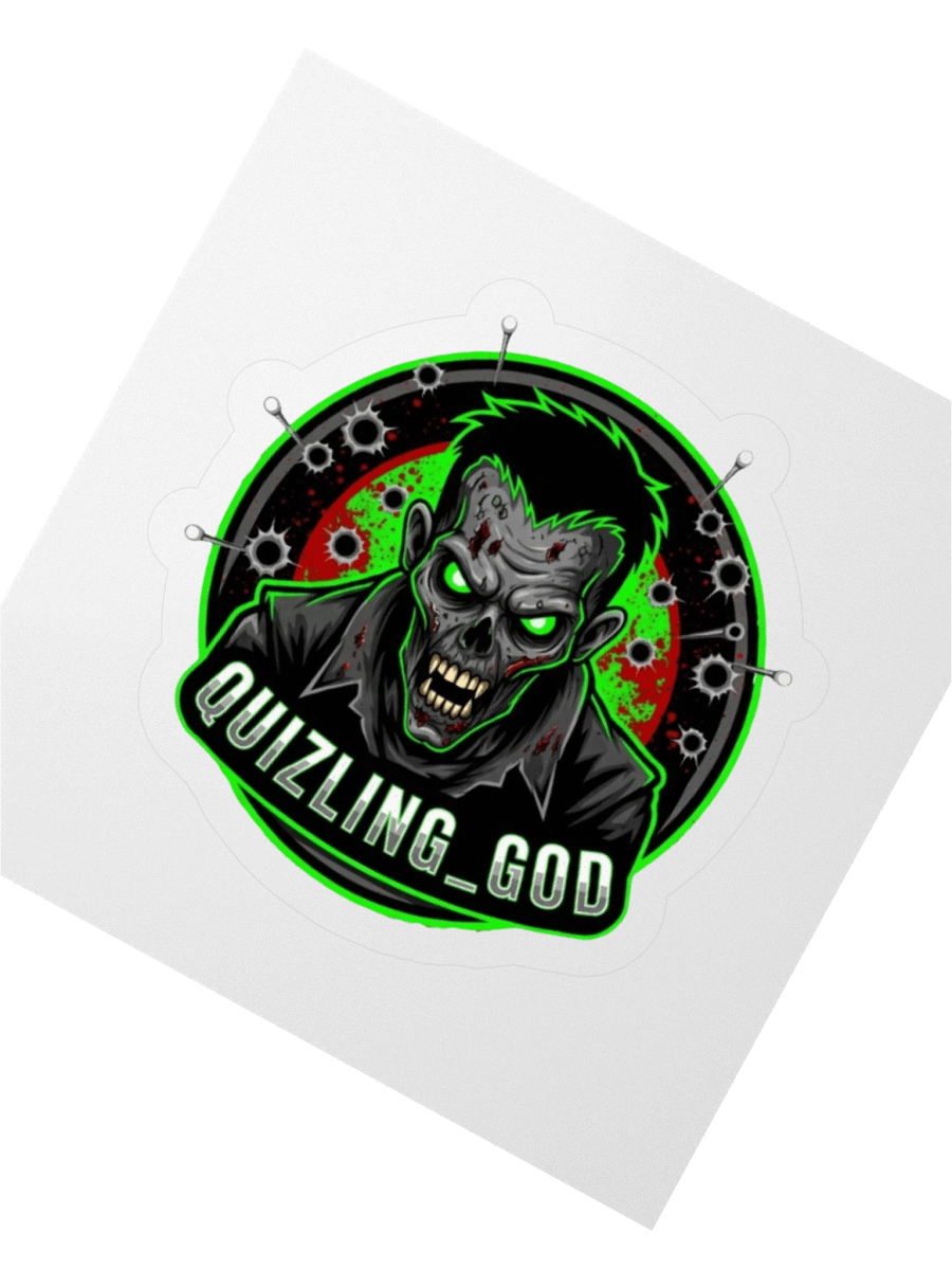 Neon Zombie Kiss Cut Stickers product image (7)