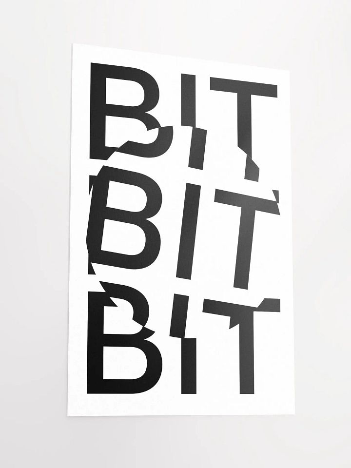 Bit Coin Poster (white) product image (2)