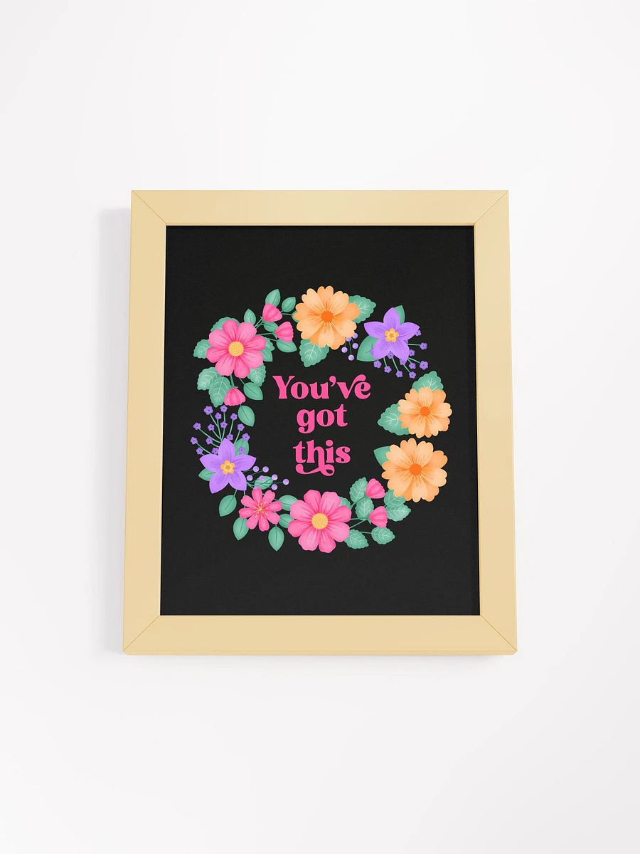 You've got this - Motivational Wall Art Black product image (4)