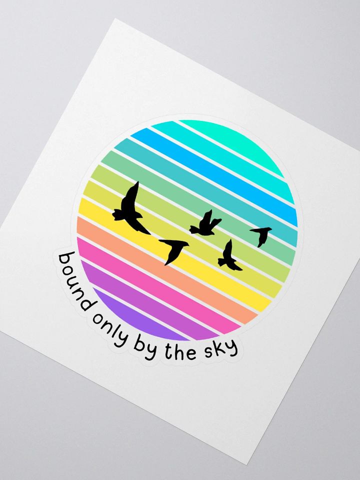 Bound Only By The Sky Bird Graphic Kiss Cut Stickers product image (7)