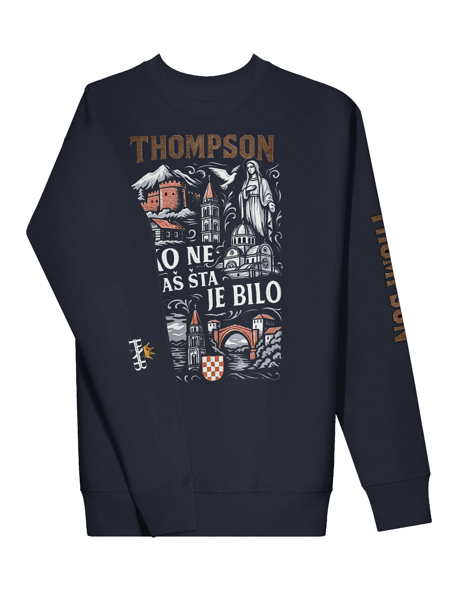PNB Crowned Premium Sweatshirt Ako ne znaš šta je bilo product image (3)