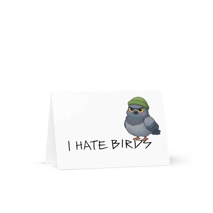 I HATE BIRDS card product image (1)