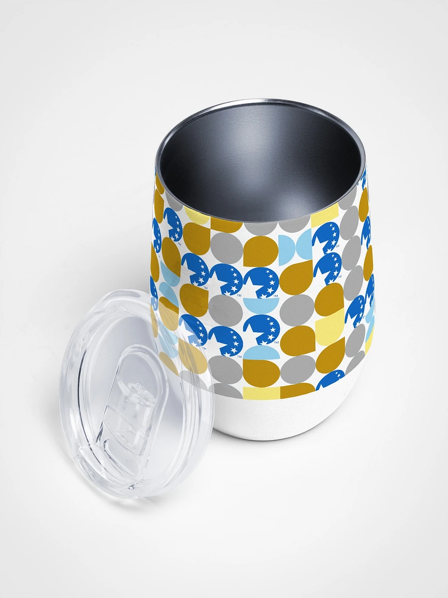Tumbler with Lid featuring Icon Pattern product image (3)