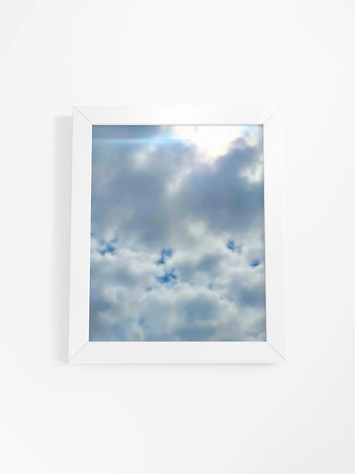 Clouds Above a Park Framed Poster product image (2)
