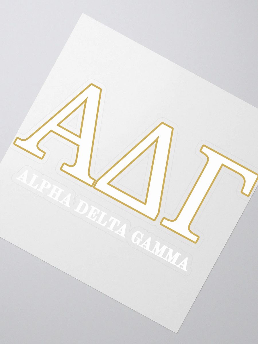 ADG Greek Letters Gold - Sticker product image (2)