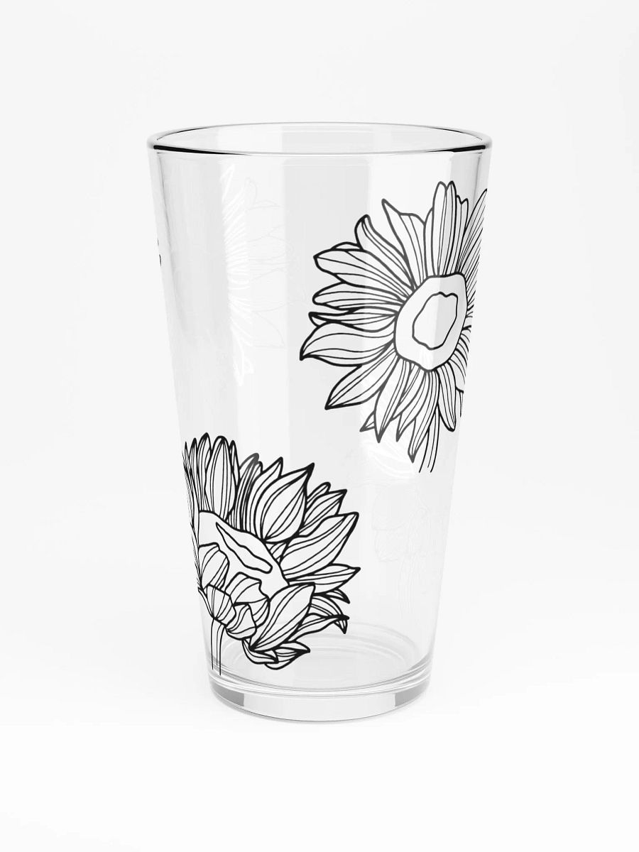 Doodle Flowers Glass product image (3)