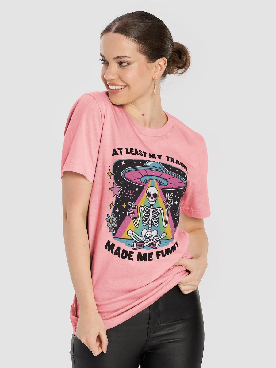 Whimsical Skeleton Peace T-Shirt product image (8)