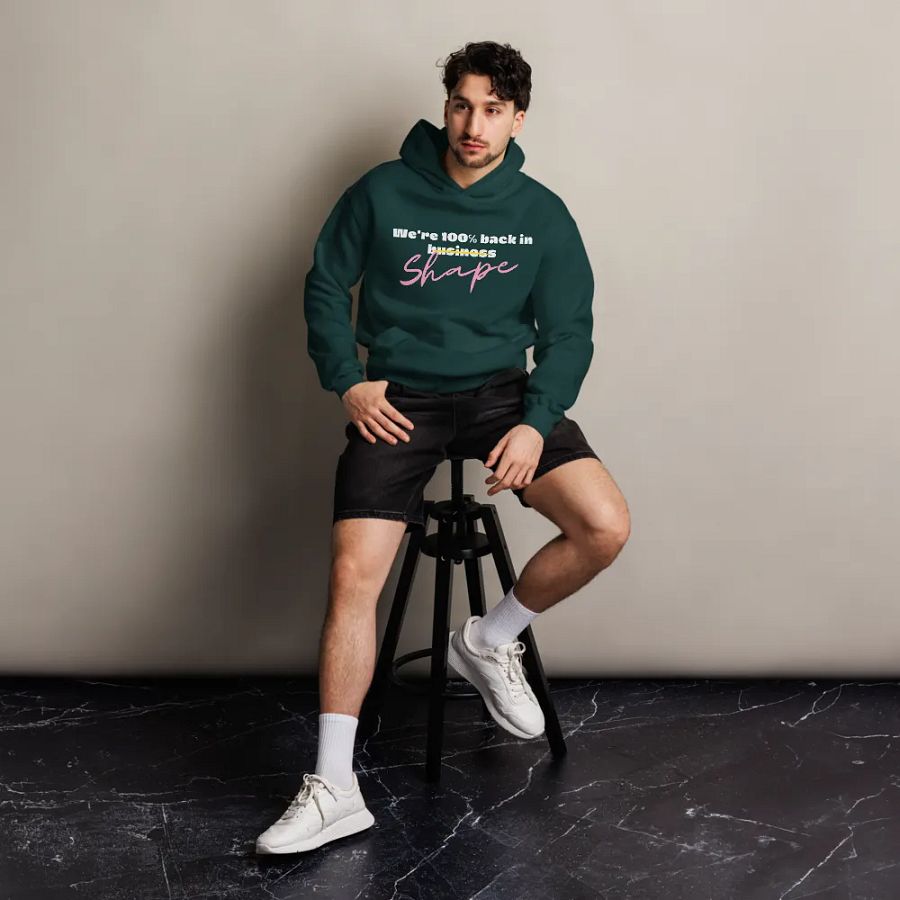 We're 100% back in shape hoodie product image (8)