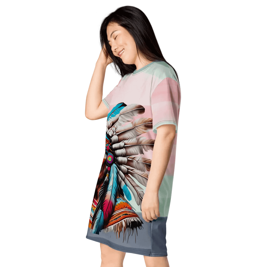 Dream All-Over T-Shirt Dress product image (3)