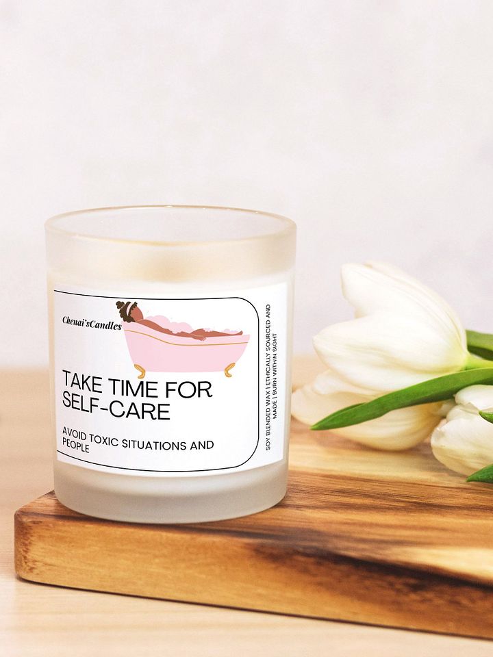 Self-Care Frosted Candle product image (2)