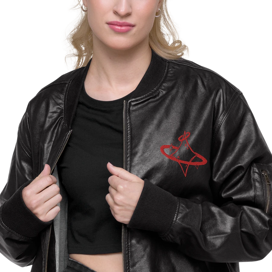 Revived Leather Bomber Jacket product image (10)