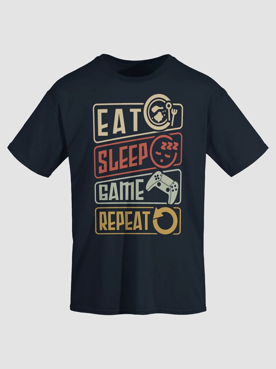 Master the Grind: Eat Sleep Game Repeat Shirt product image (5)