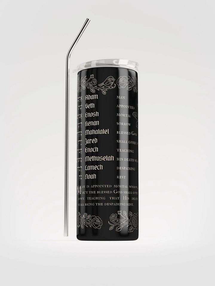 Adam to Noah Genealogy Tumbler product image (2)