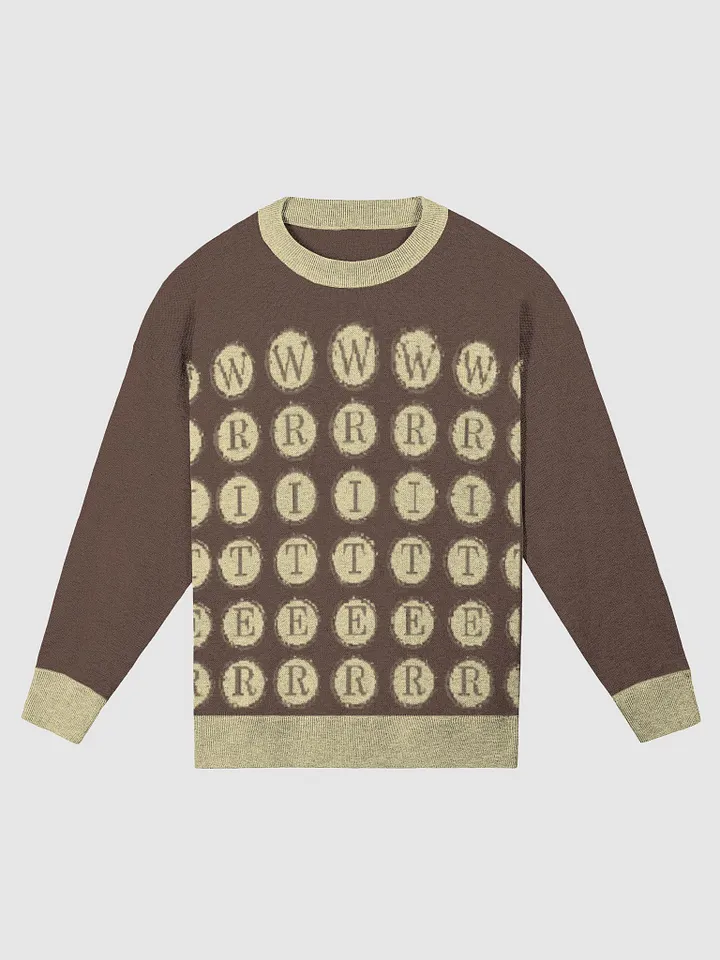 Writer Sweater in Mellow Yellow and Soil product image (1)