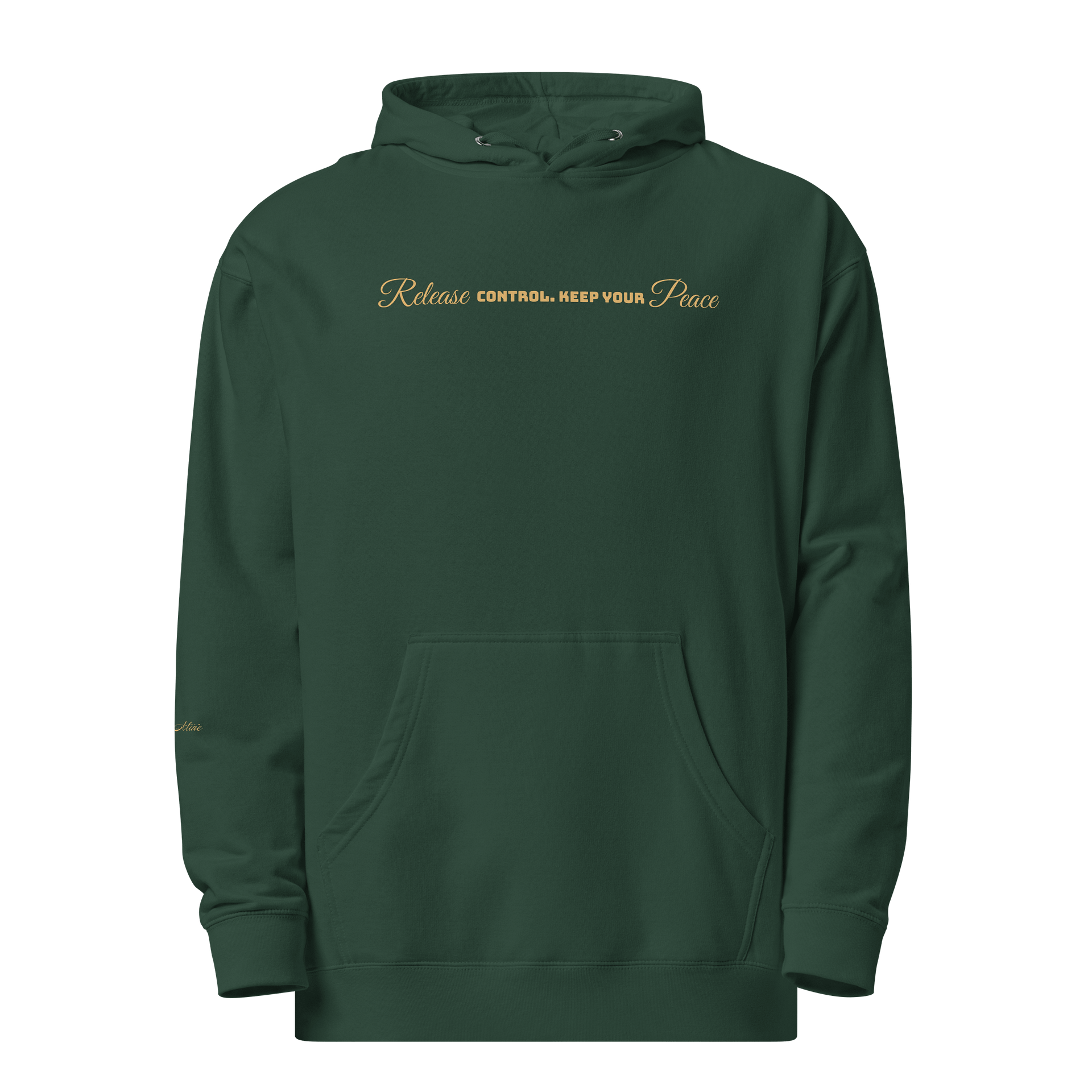 Soully Mine- GOLD PRINT Release Control. Keep Your Peace Hoodie product image (25)