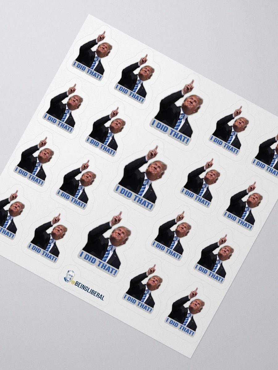 I Did That Trump Stickers - Being Liberal product image (2)