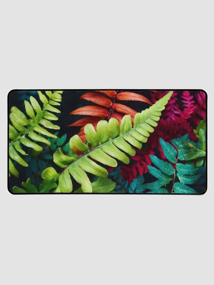 Tropical Fern Leaves Desk Mat product image (1)