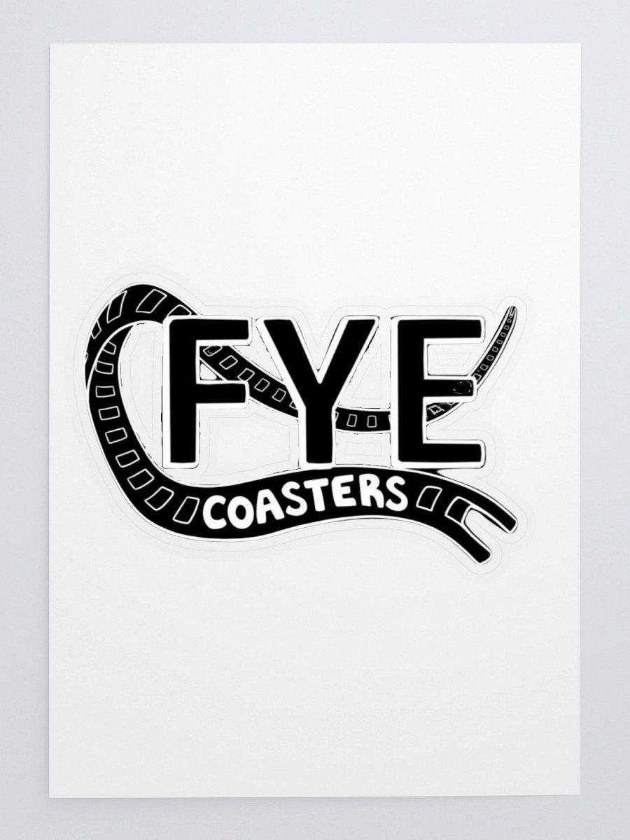 Fye Coasters Plain Sticker product image (3)