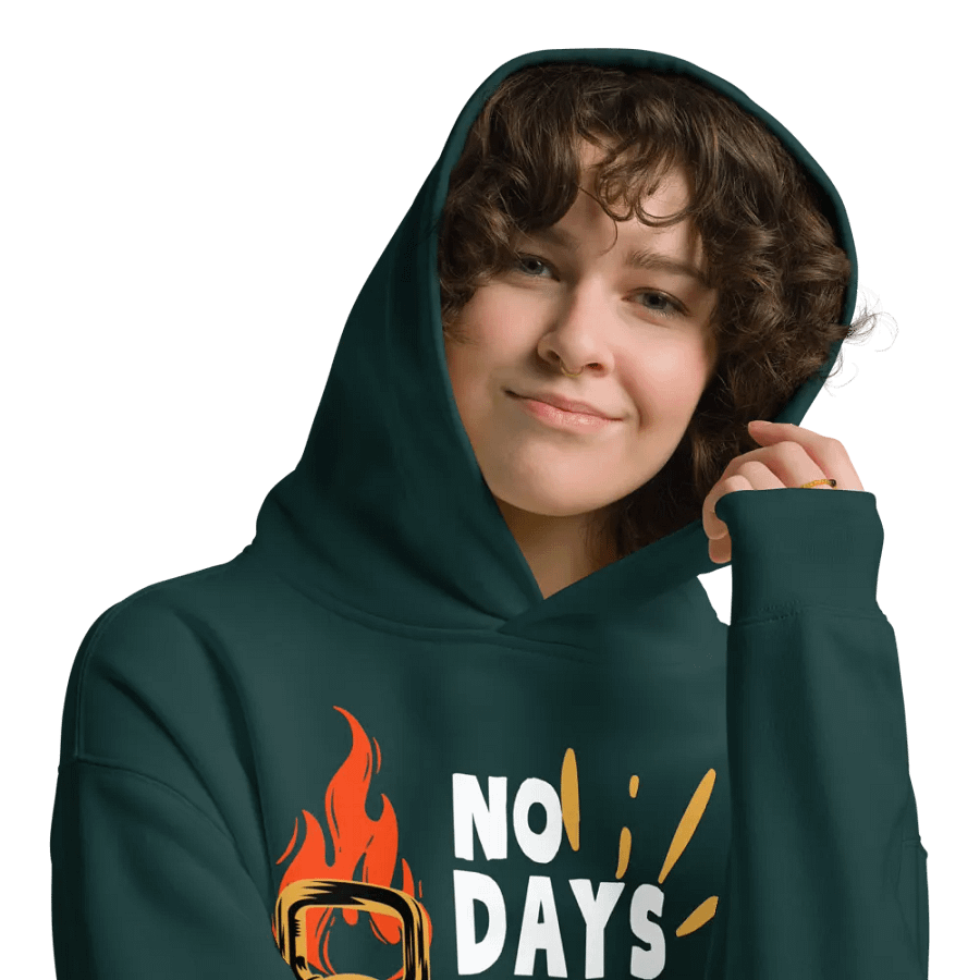 No days off unisex hoodie product image (9)