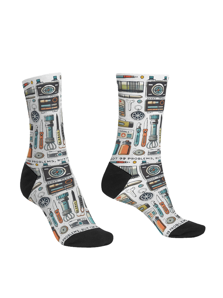 'I’ve Got 99 Problems, But I’m Prepared for All of It' Premium Socks product image (1)