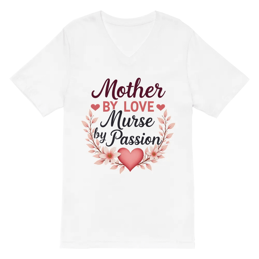 Mother by Love Nurse by Passion V-Neck Tee product image (2)