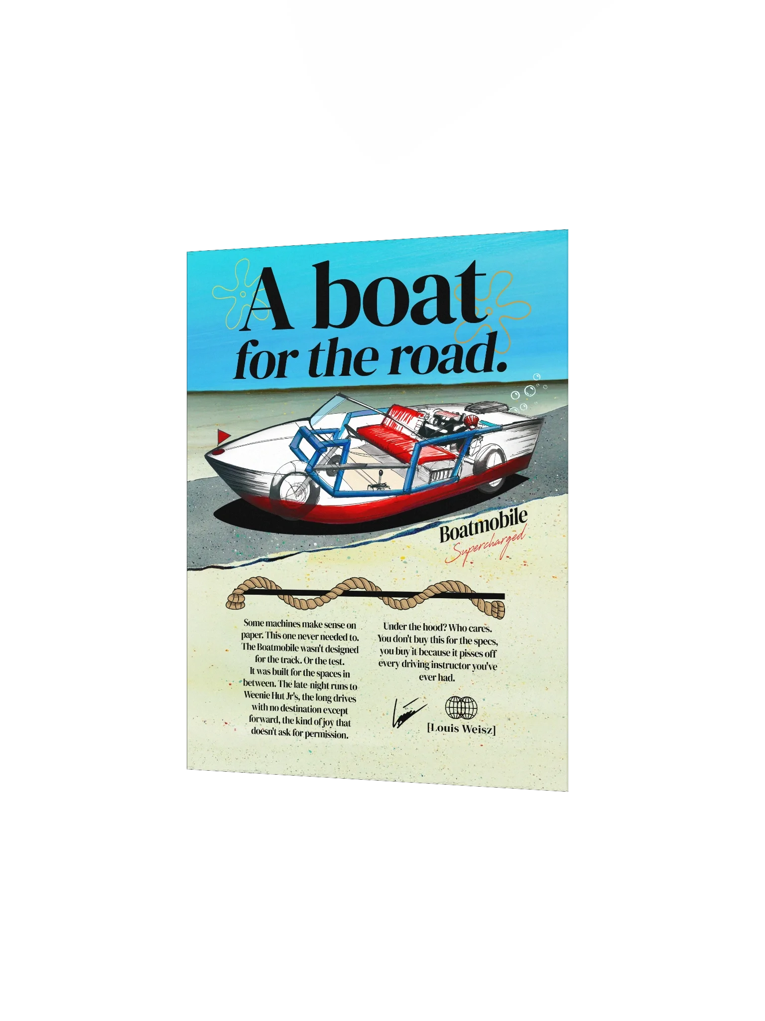 "A Boat for the Road" Matte Poster product image (4)