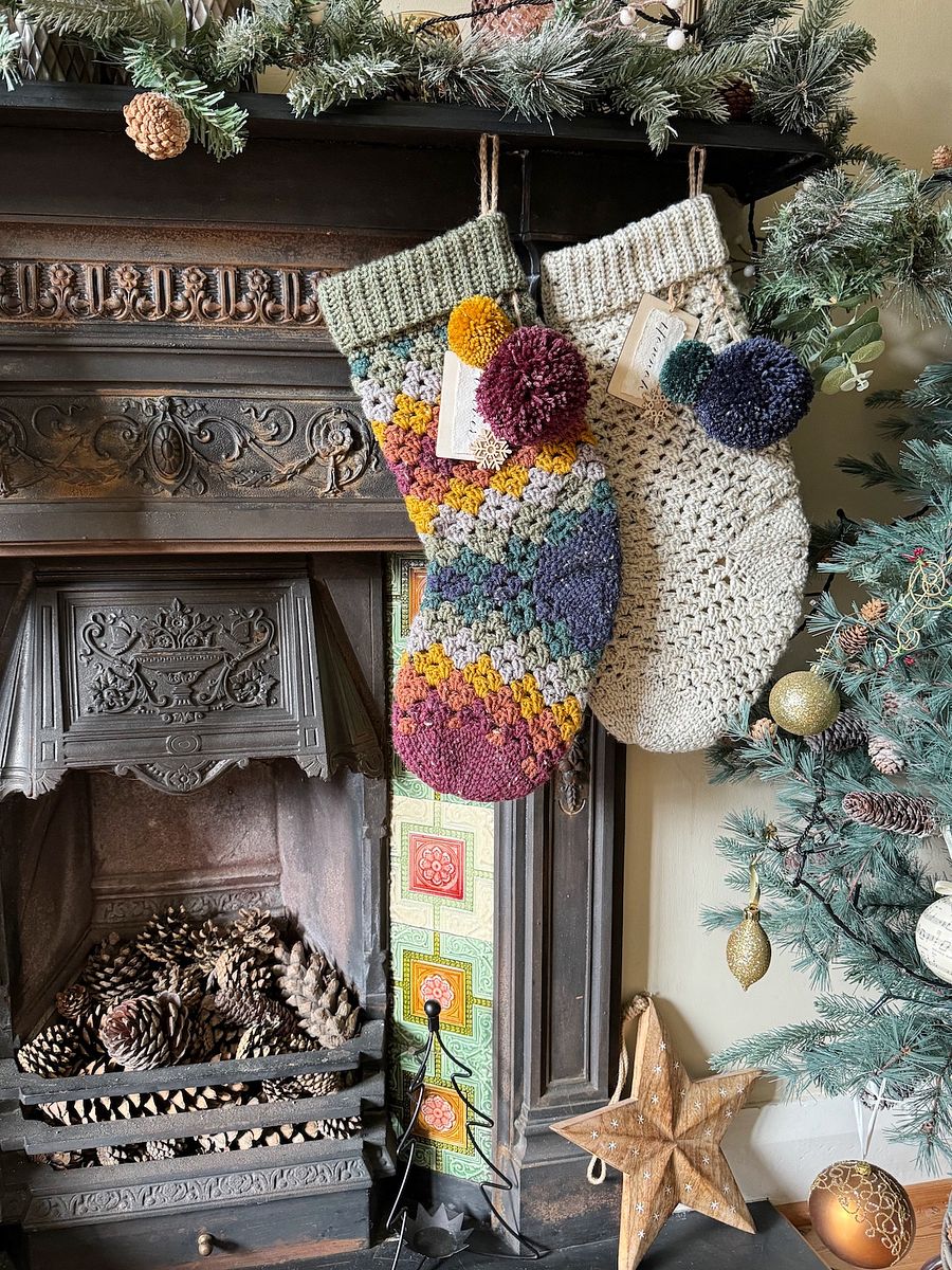 Easy Crochet Stocking Pattern / Granny Stitch Stocking / Traditional Crochet Stocking / Pdf Pattern product image (3)