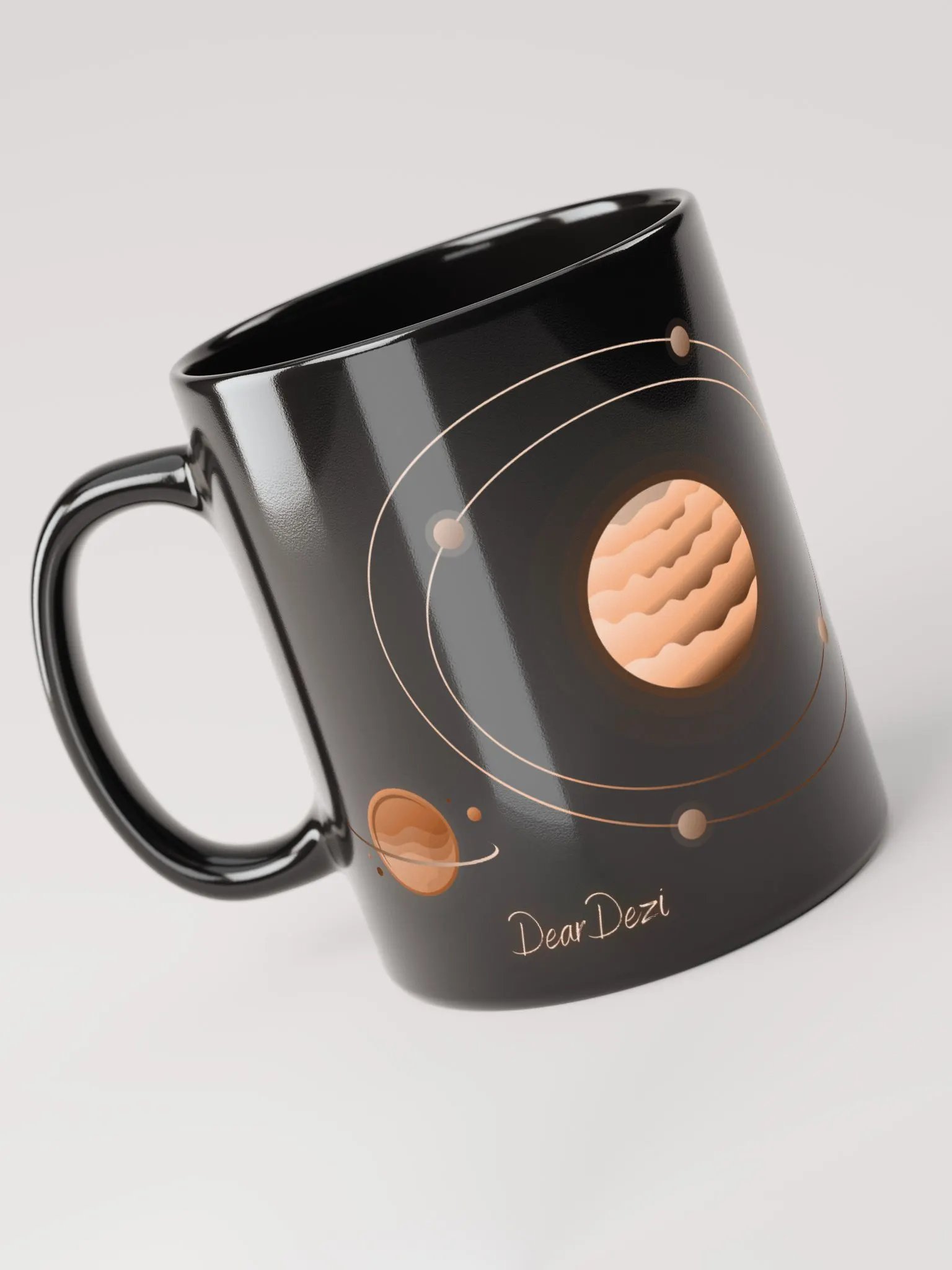 B&W Space Mug - DearDezi Cosmos 1st Edition product image (4)