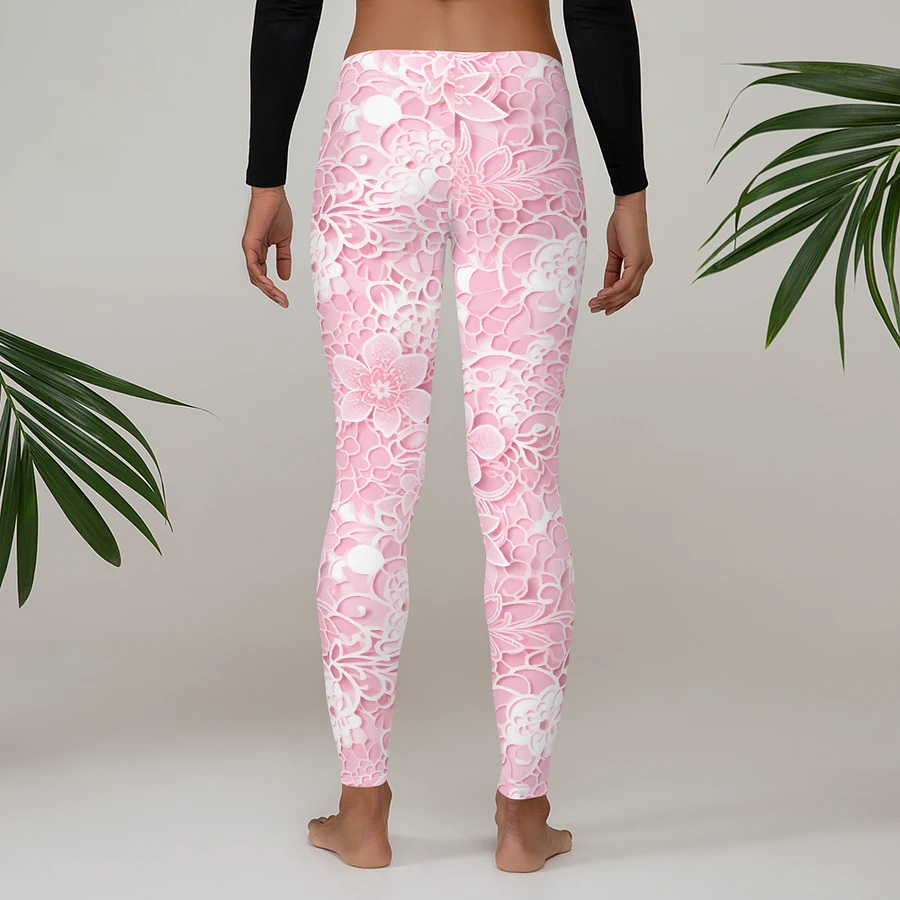Pink Lace Design Leggings product image (2)