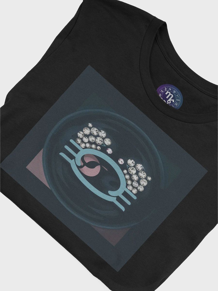 Exclusive Cancer Zodiac T-Shirt - Unisex Astrology Gift with Celestial Symbol and Pearly Accents product image (7)