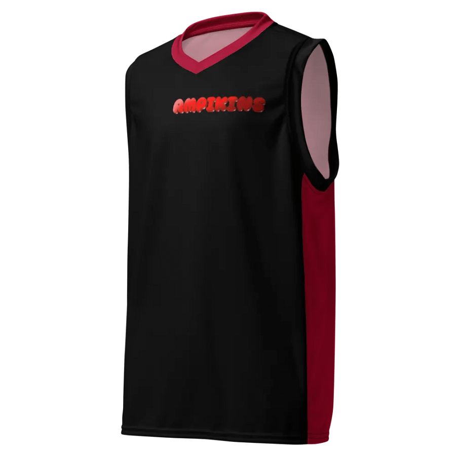 Reflective Red AMPIKINS Unisex Basketball Jersey product image (1)