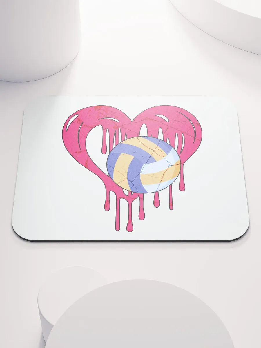 Heart Volleyball Mouse Pad product image (1)