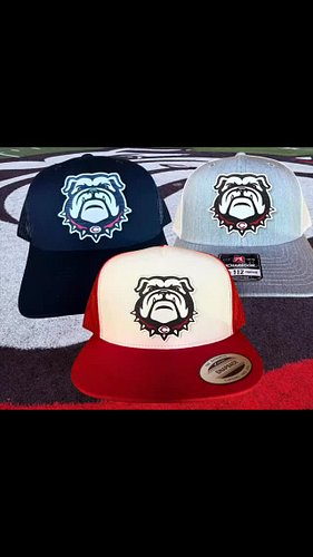 Need a custom hat for your team? #football  #highschool #customhat #fypage