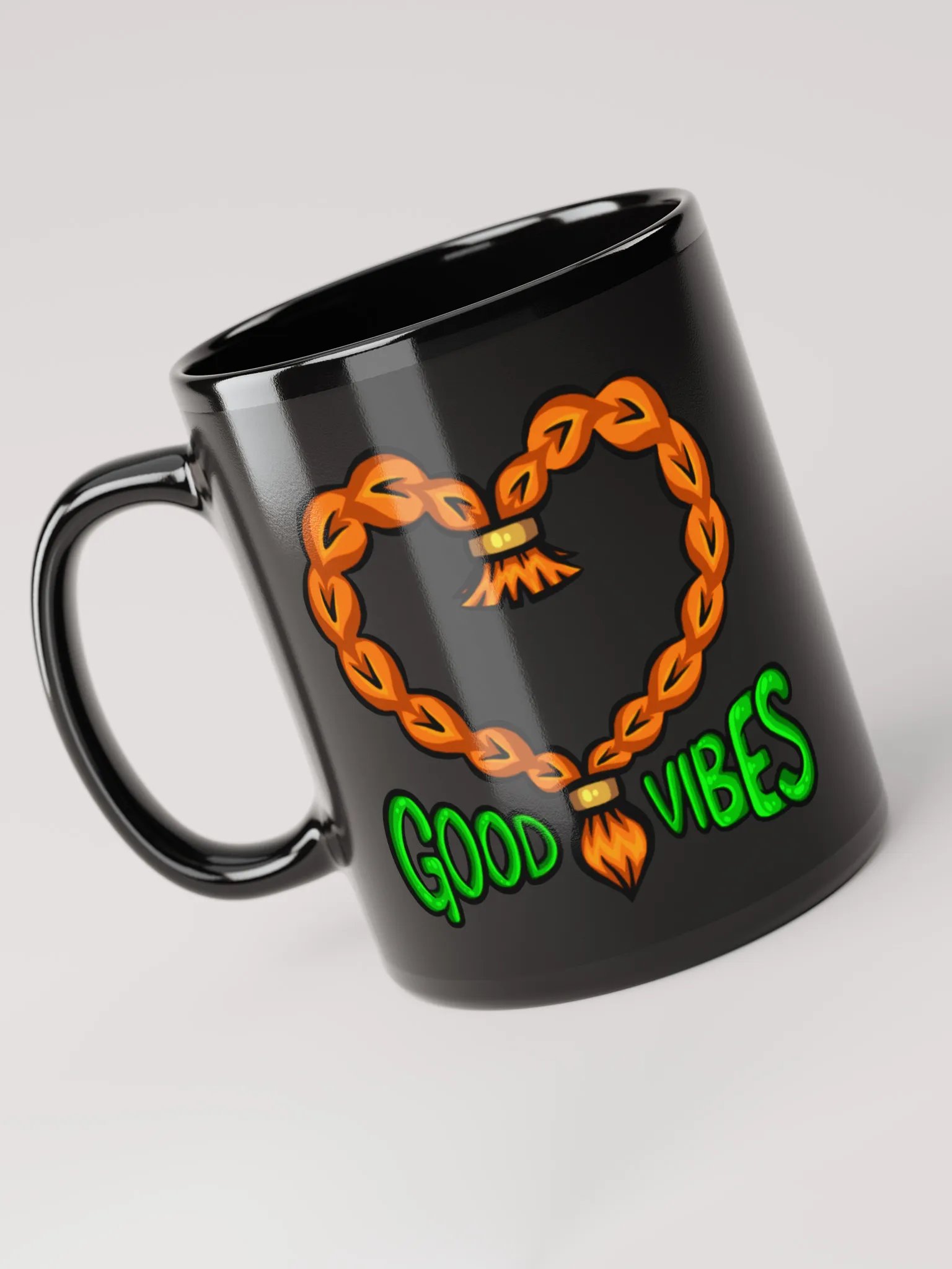 Good Vibes Quacken Mug Black product image (5)