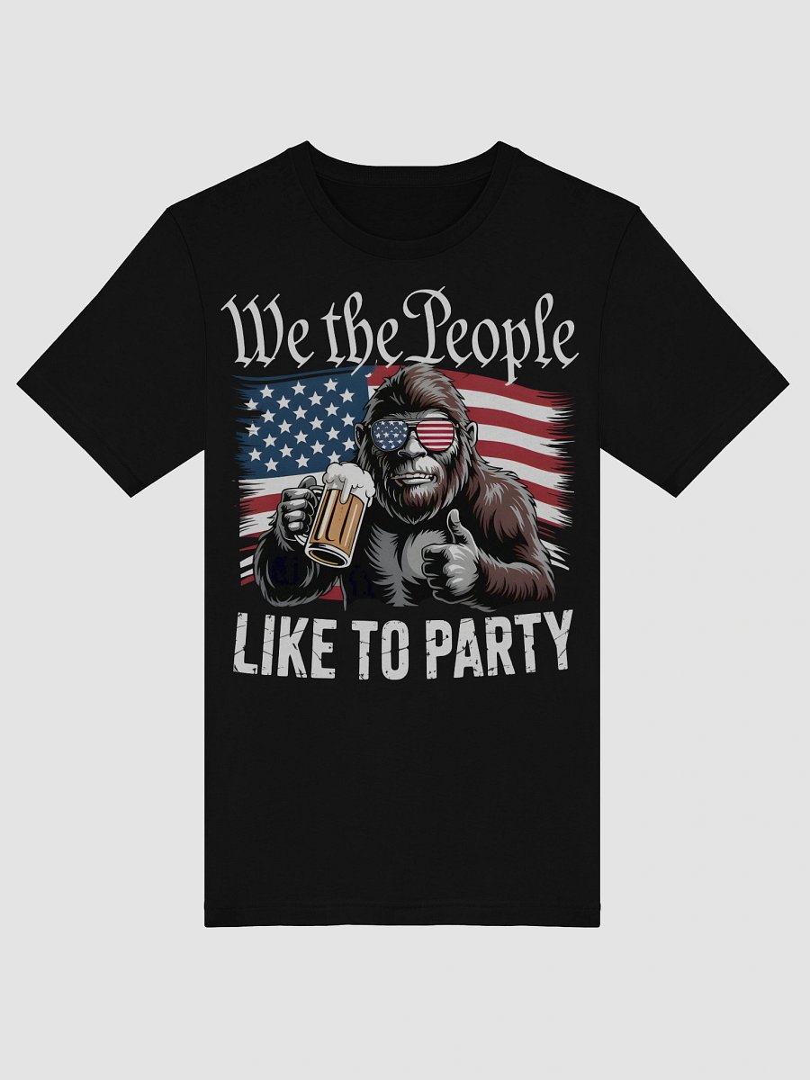 Patriotic Party Bigfoot T-Shirt product image (13)