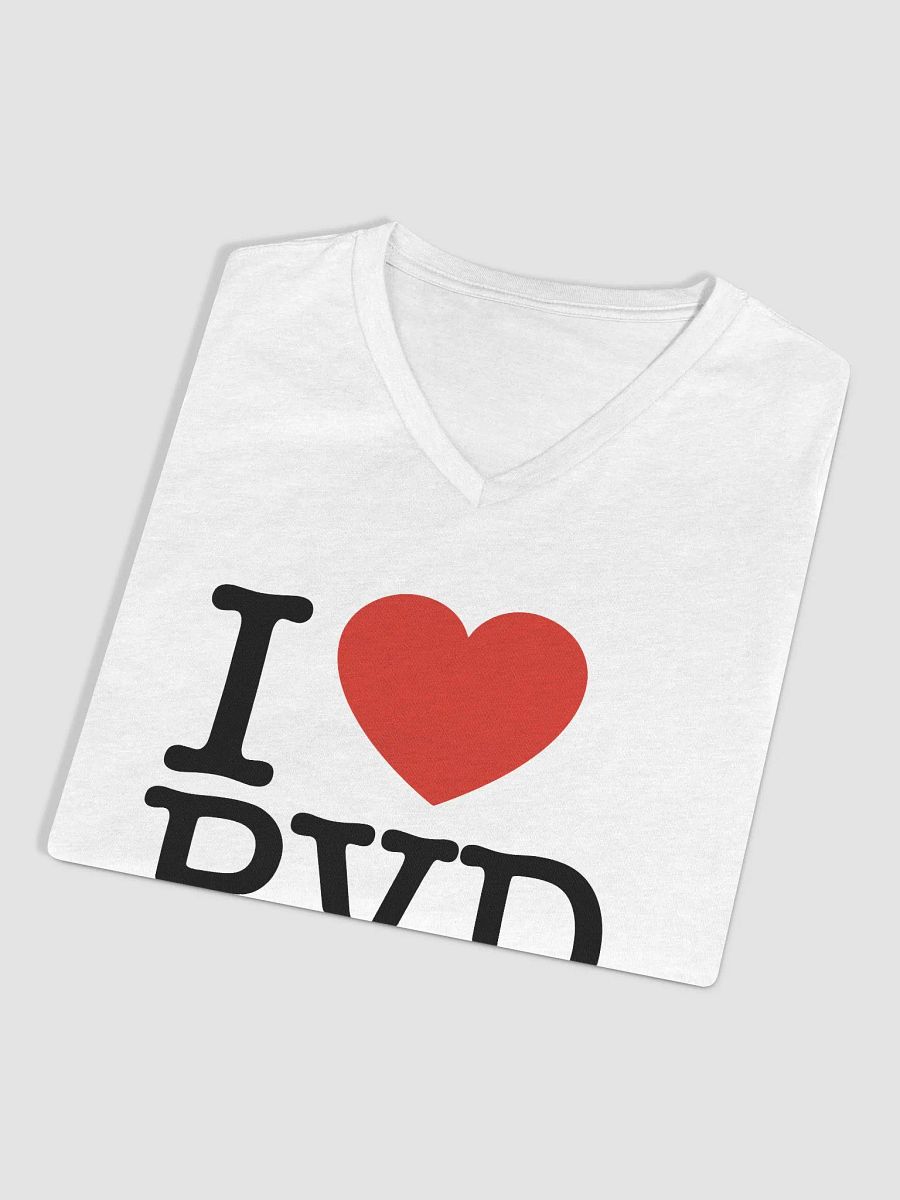 I LUV PVD V-Neck Tee 2 (White) product image (3)