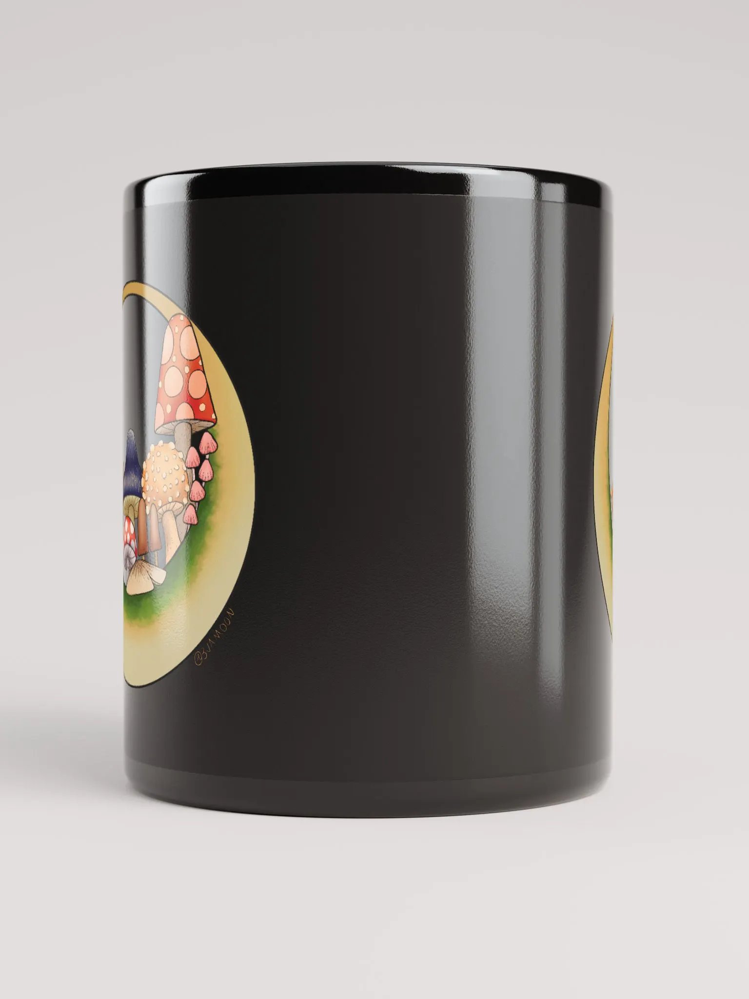 Moonie Shrooms Black Coffee Mug product image (10)