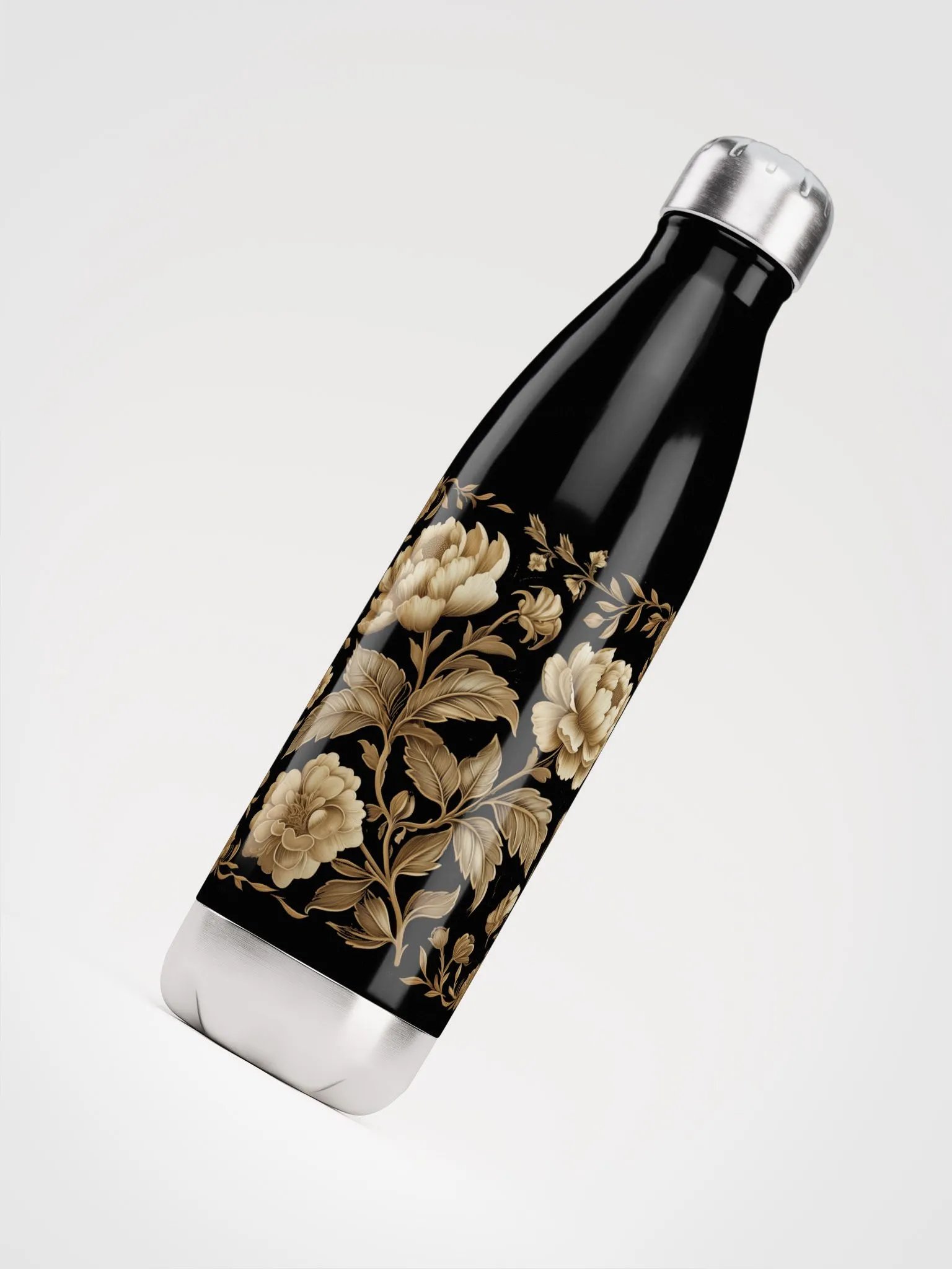 Vintage Floral Stainless Steel Water Bottle product image (4)