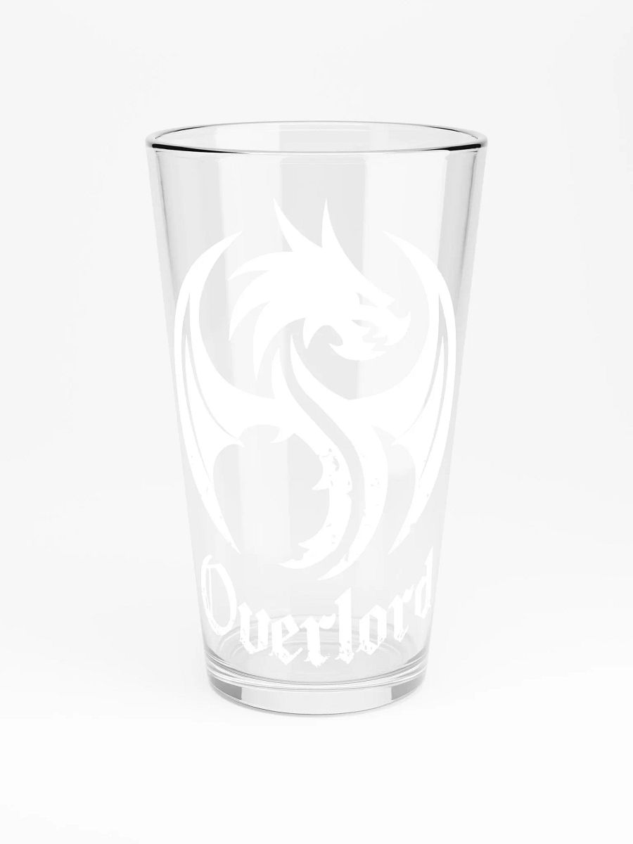 Overlord Pint Glass (White) product image (3)