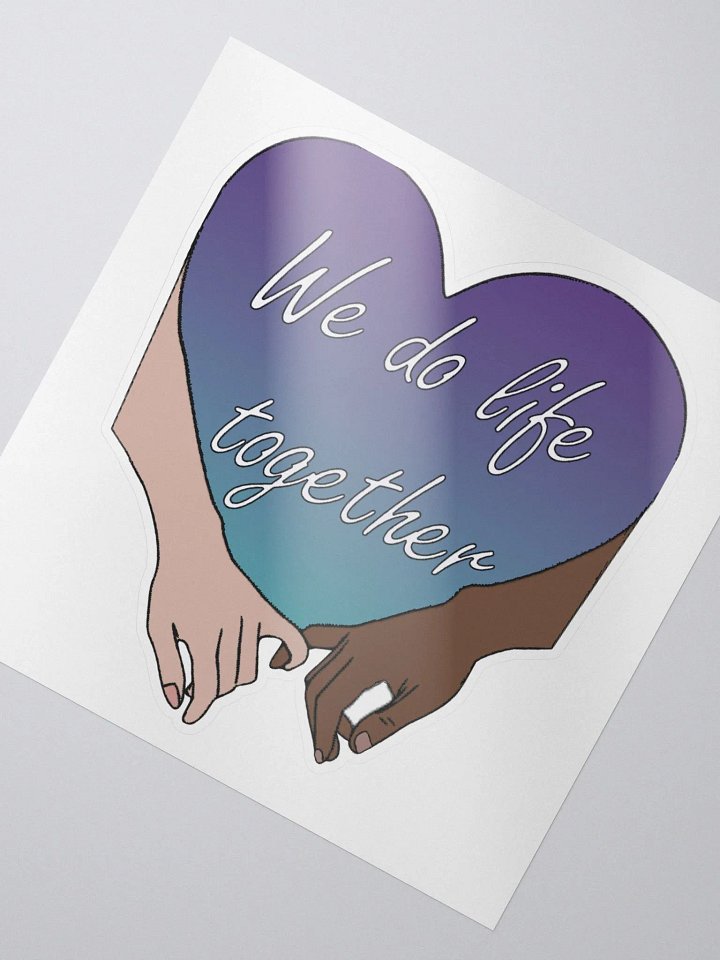 "We Do Life Together" Kiss-Cut Sticker product image (2)