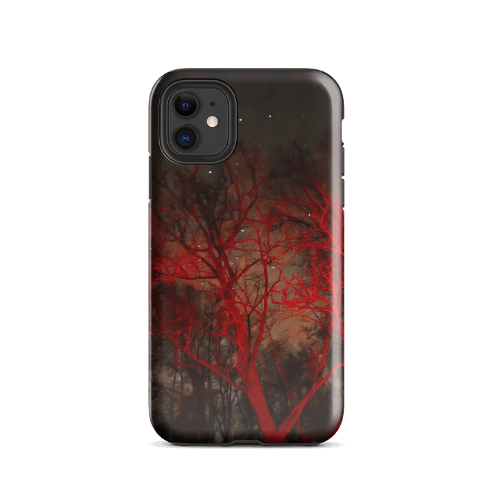 Night Sky Red Forest iPhone® Tough Case product image (28)
