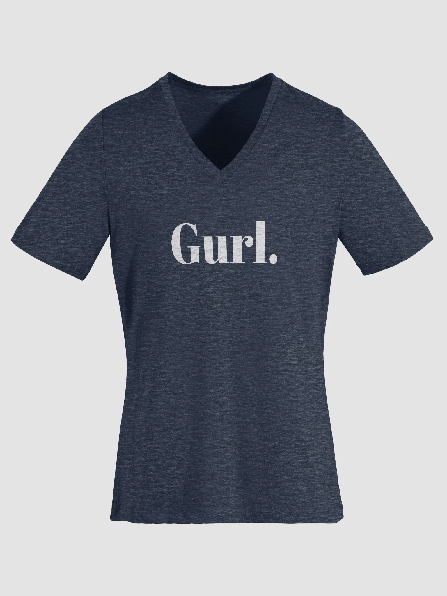 Gurl Relaxed V-Neck Tee - White product image (12)